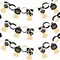 Big Dot of Happiness Goodbye High School, Hello College - 90 Chain Links & 30 Paper Tassels Decor Kit - Graduation Party Paper Chains Garland - 21 ft